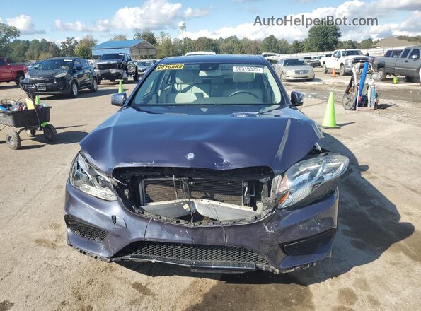 WDDHF5KBXGB188074 2016 MERCEDES-BENZ E Blue 