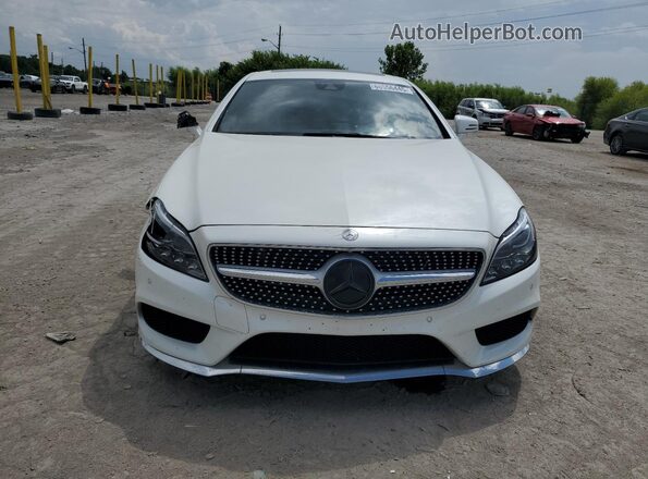 WDDLJ6HBXGA161789 2016 MERCEDES-BENZ CLS-CLASS White Widok z przodu