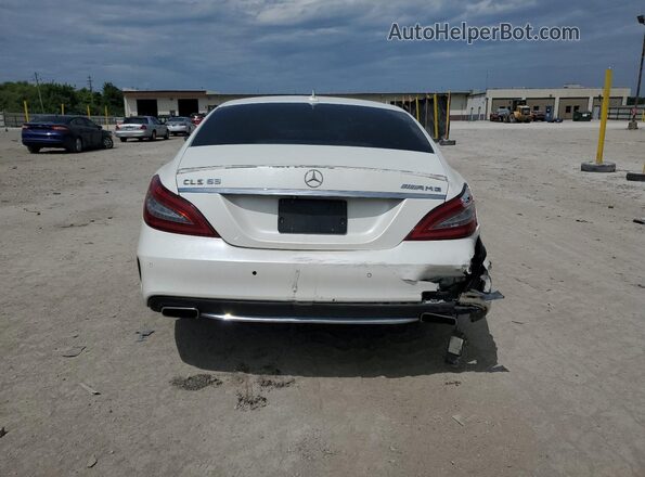 WDDLJ6HBXGA161789 2016 MERCEDES-BENZ CLS-CLASS White Widok z tyłu