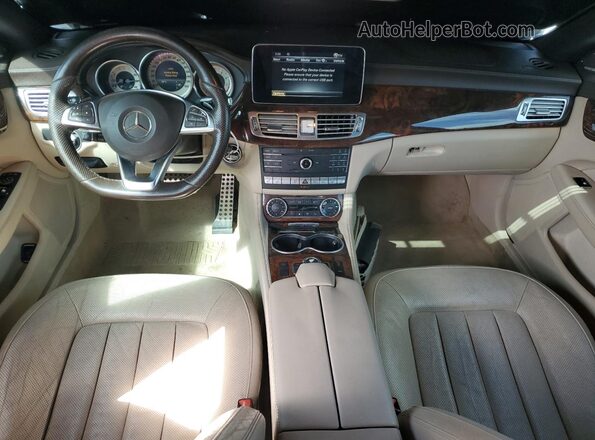 WDDLJ7DBXHA197270 2017 MERCEDES-BENZ CLS-CLASS White Vista del salpicadero