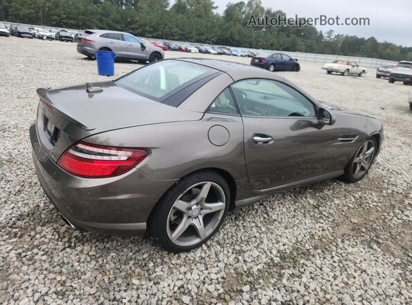 WDDPK3JA7GF124135 2016 MERCEDES-BENZ SLK Brown Задня права чверть