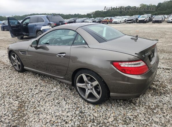 WDDPK3JA7GF124135 2016 MERCEDES-BENZ SLK Brown Задня ліва чверть