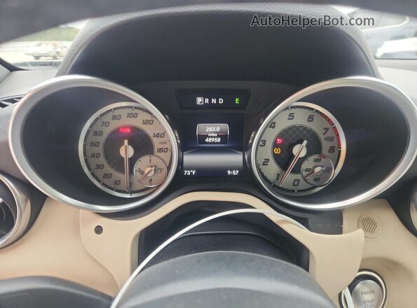 WDDPK3JA7GF124135 2016 MERCEDES-BENZ SLK Brown Вид щитка приладів