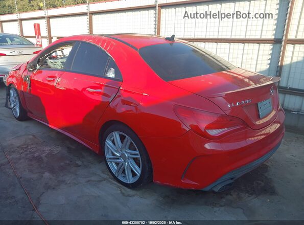 WDDSJ4EB6GN332017 2016 MERCEDES-BENZ CLA 250 Red Trasero izquierdo