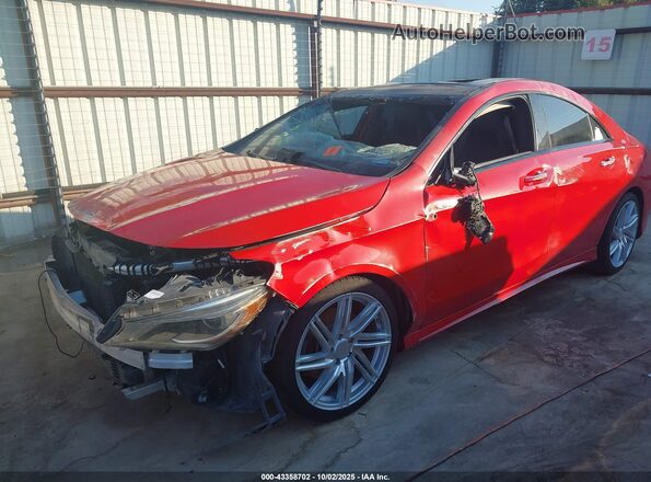 WDDSJ4EB6GN332017 2016 MERCEDES-BENZ CLA 250 Red Vista tres cuartos delantera izquierda
