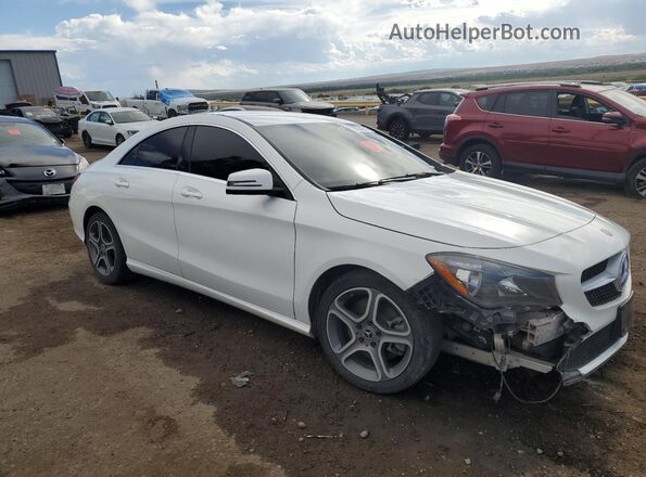 WDDSJ4EB6KN720762 2019 MERCEDES-BENZ CLA-CLASS White Delantero derecho