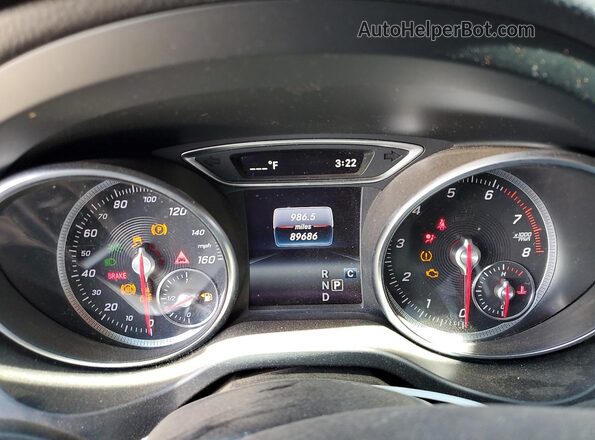 WDDSJ4EB6KN720762 2019 MERCEDES-BENZ CLA-CLASS White Vista del cuadro de instrumentos