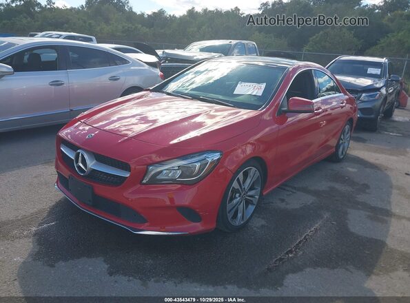 WDDSJ4EB6KN738436 2019 MERCEDES-BENZ CLA 250 Red Vista tres cuartos delantera izquierda