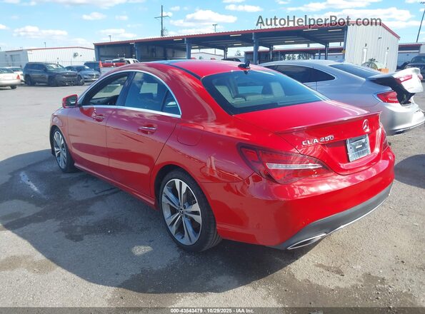 WDDSJ4EB6KN738436 2019 MERCEDES-BENZ CLA 250 Red Trasero izquierdo