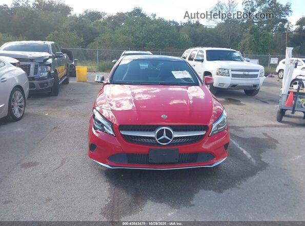 WDDSJ4EB6KN738436 2019 MERCEDES-BENZ CLA 250 Red Vista del cuadro de instrumentos