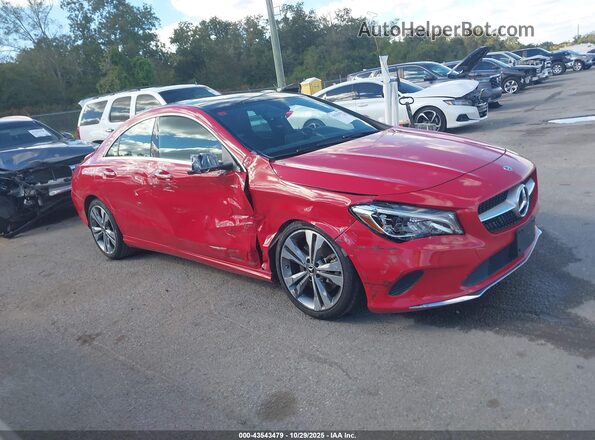 WDDSJ4EB6KN738436 2019 MERCEDES-BENZ CLA 250 Red Vista interior trasera