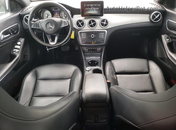WDDSJ4EB8GN323142 2016 MERCEDES-BENZ CLA-CLASS Black წინა პანელის ხედი