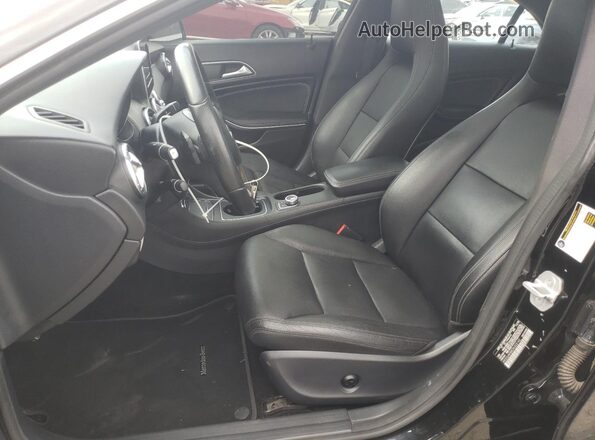 WDDSJ4EB8GN323142 2016 MERCEDES-BENZ CLA-CLASS Black წინა სალონის ხედი