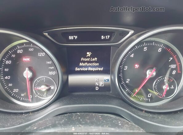 WDDSJ4EBXHN451495 2017 MERCEDES-BENZ CLA 250 Black Հետևի նստատեղերի տեսք