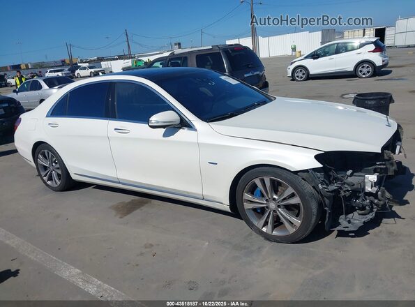 WDDUG6DB4GA254056 2016 MERCEDES-BENZ S 550 PLUG-IN HYBRID White 