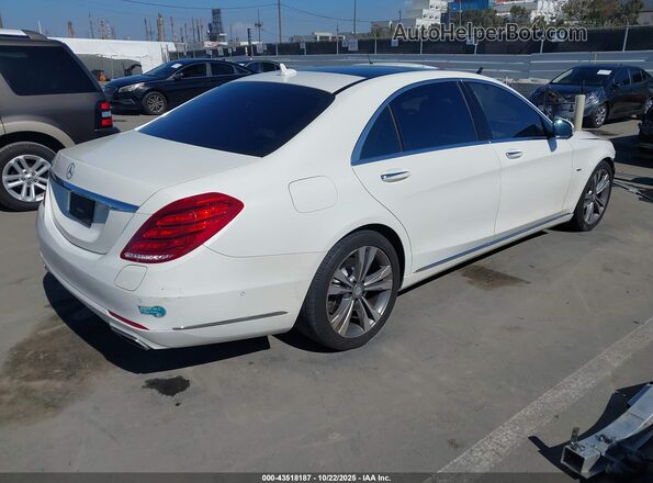 WDDUG6DB4GA254056 2016 MERCEDES-BENZ S 550 PLUG-IN HYBRID White 