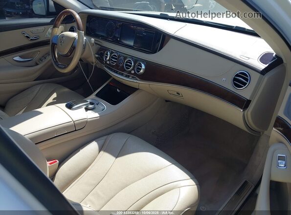 WDDUG6DB7HA328684 2017 MERCEDES-BENZ S 550E PLUG-IN HYBRID Белый Вид салона спереди