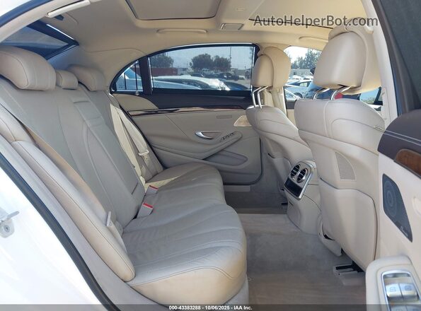 WDDUG6DB7HA328684 2017 MERCEDES-BENZ S 550E PLUG-IN HYBRID Белый Вид наклейки с VIN-кодом