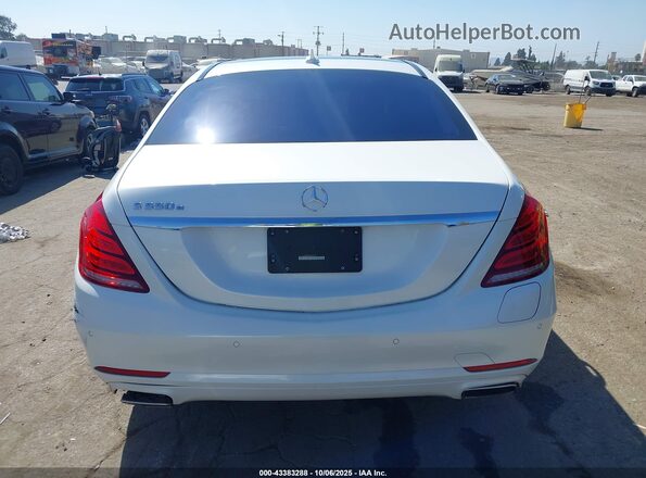 WDDUG6DB7HA328684 2017 MERCEDES-BENZ S 550E PLUG-IN HYBRID Белый 