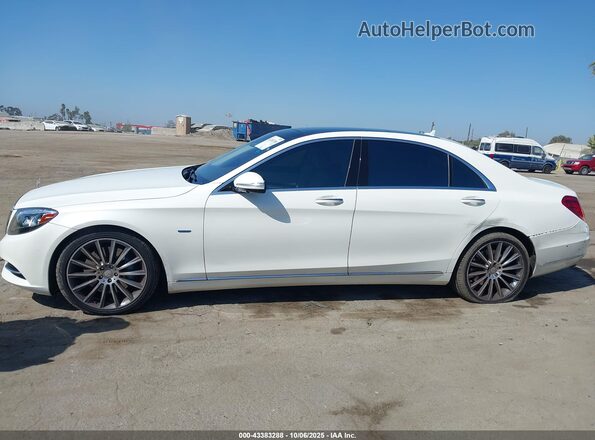 WDDUG6DB7HA328684 2017 MERCEDES-BENZ S 550E PLUG-IN HYBRID Белый Панорамный вид салона 360°