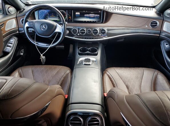 WDDUG6DB8HA298384 2017 MERCEDES-BENZ S Серый Вид панели приборов