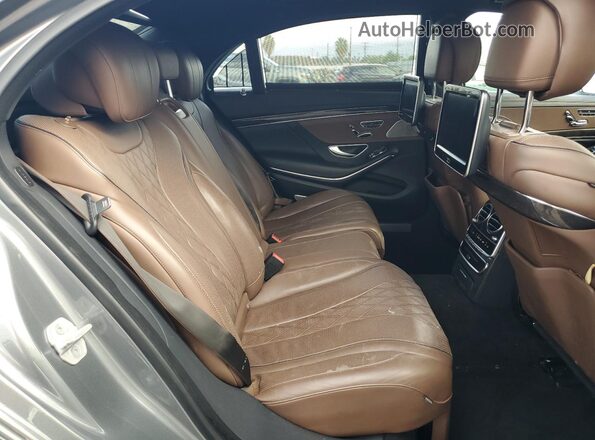 WDDUG6DB8HA298384 2017 MERCEDES-BENZ S Серый Вид задних сидений