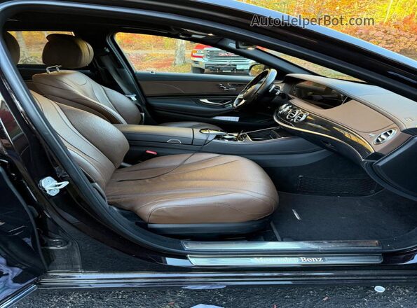 WDDUG6EB8JA347636 2018 MERCEDES-BENZ S Black Widok deski rozdzielczej