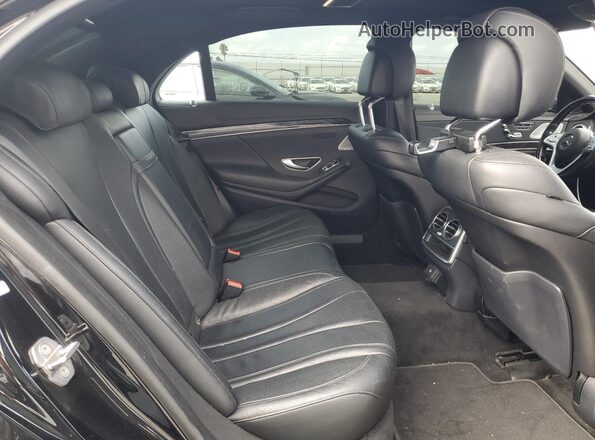 WDDUG6GB3KA489682 2019 MERCEDES-BENZ S Black უკანა სავარძლების ხედი