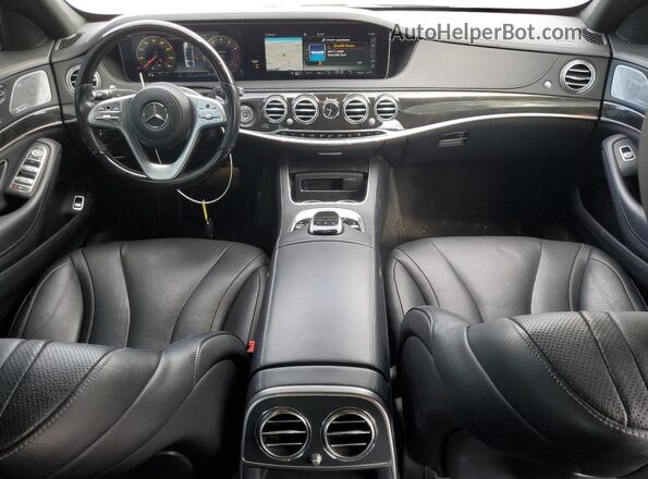 WDDUG6GB3KA489682 2019 MERCEDES-BENZ S Black წინა პანელის ხედი
