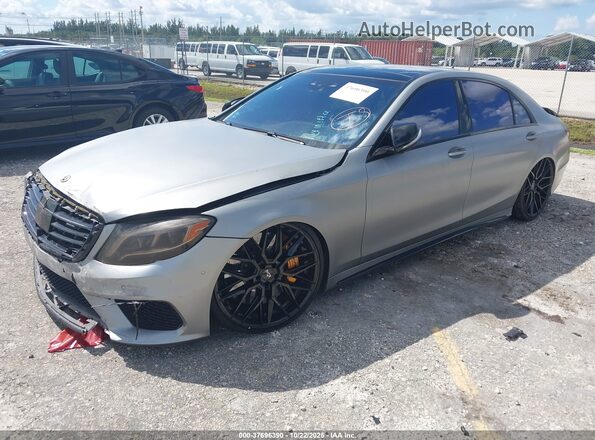 WDDUG7JB3HA315876 2017 MERCEDES-BENZ AMG S 63 Gray Vista tres cuartos delantera izquierda