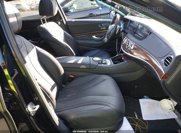 WDDUG8CB2HA295364 2017 MERCEDES-BENZ S-CLASS Черный Вид салона спереди