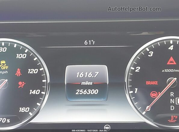 WDDUG8CB6GA206006 2016 MERCEDES-BENZ S-CLASS Black 
