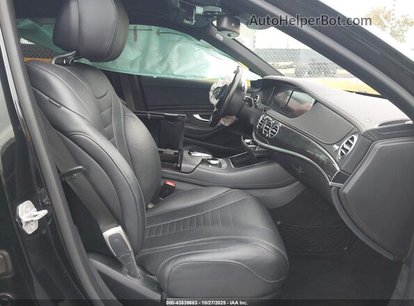 WDDUG8CB6GA206006 2016 MERCEDES-BENZ S-CLASS Black Front interior view