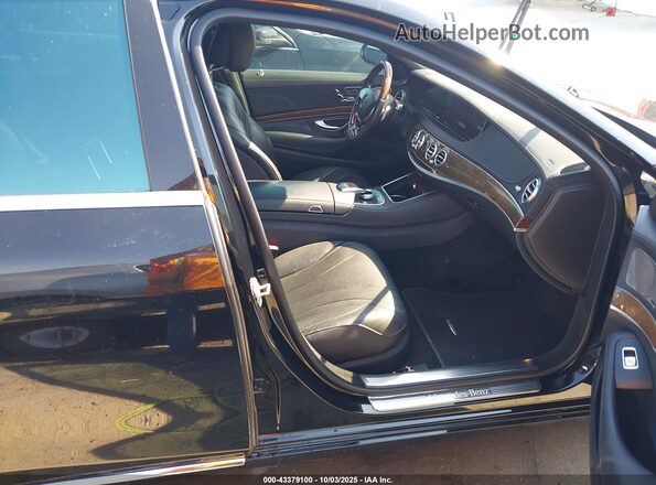 WDDUG8CB6HA314952 2017 MERCEDES-BENZ S-CLASS Black Вид салону спереду