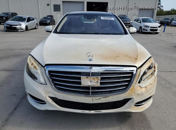 WDDUG8CB7GA241850 2016 MERCEDES-BENZ S White Widok z przodu