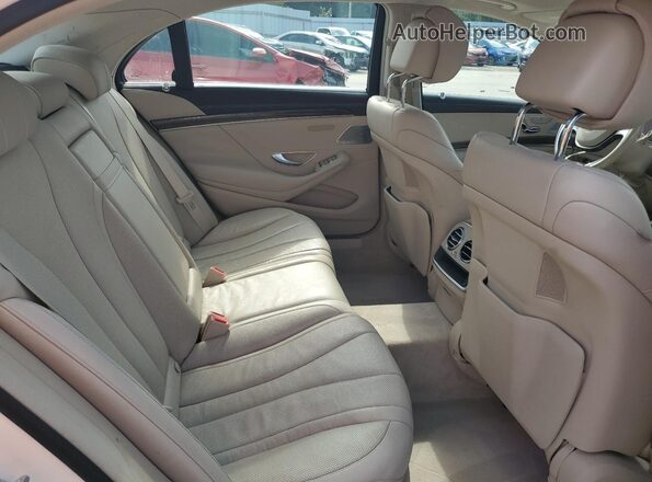 WDDUG8CB7GA241850 2016 MERCEDES-BENZ S White Widok tylnych siedzeń