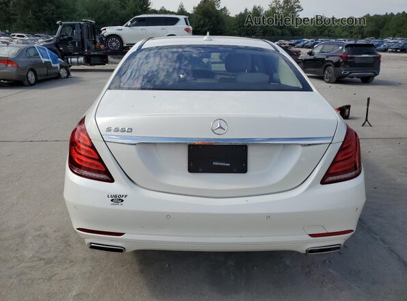 WDDUG8CB7GA241850 2016 MERCEDES-BENZ S White Widok z tyłu