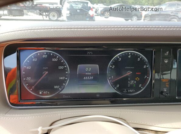 WDDUG8CB7GA241850 2016 MERCEDES-BENZ S White Widok zestawu wskaźników