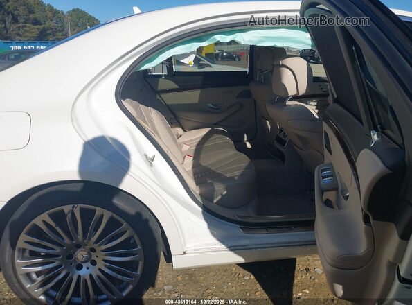 WDDUG8CB9GA239419 2016 MERCEDES-BENZ S-CLASS White VIN კოდის სტიკერის ხედი
