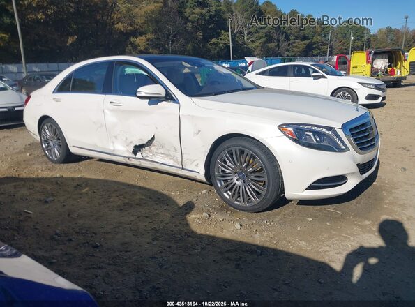 WDDUG8CB9GA239419 2016 MERCEDES-BENZ S-CLASS White უკანა სალონის ხედი