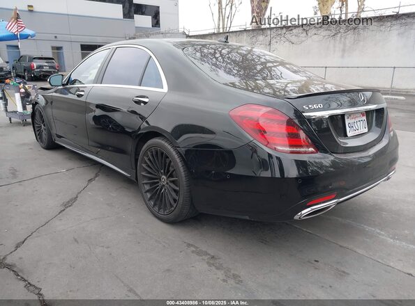 WDDUG8DB1JA406748 2018 MERCEDES-BENZ S-CLASS Черный Задняя левая четверть