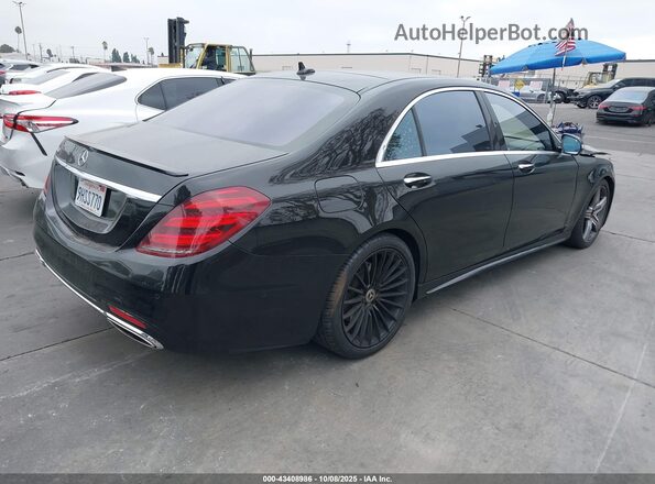 WDDUG8DB1JA406748 2018 MERCEDES-BENZ S-CLASS Черный Задняя правая четверть