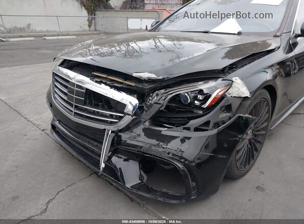 WDDUG8DB1JA406748 2018 MERCEDES-BENZ S-CLASS Черный Вид спереди