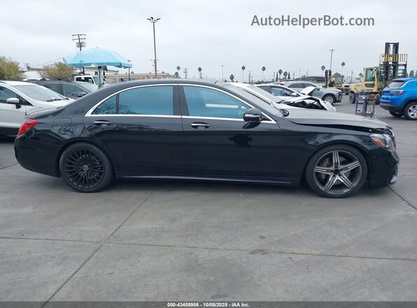 WDDUG8DB1JA406748 2018 MERCEDES-BENZ S-CLASS Черный Вид задней части салона