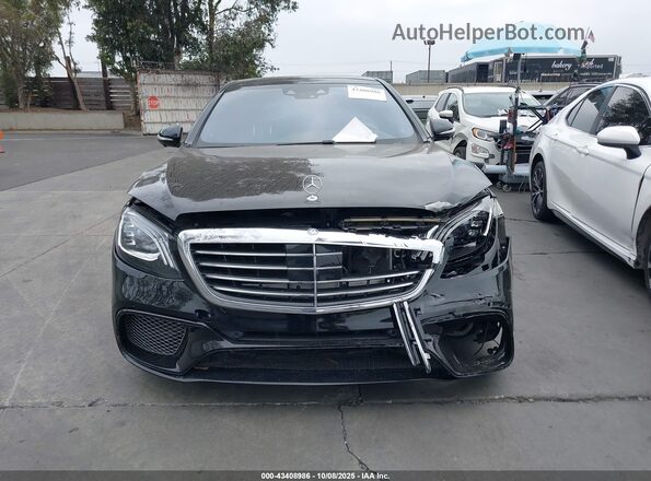 WDDUG8DB1JA406748 2018 MERCEDES-BENZ S-CLASS Черный Вид щитка приборов