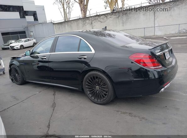 WDDUG8DB1JA406748 2018 MERCEDES-BENZ S-CLASS Черный Панорамный вид салона 360°