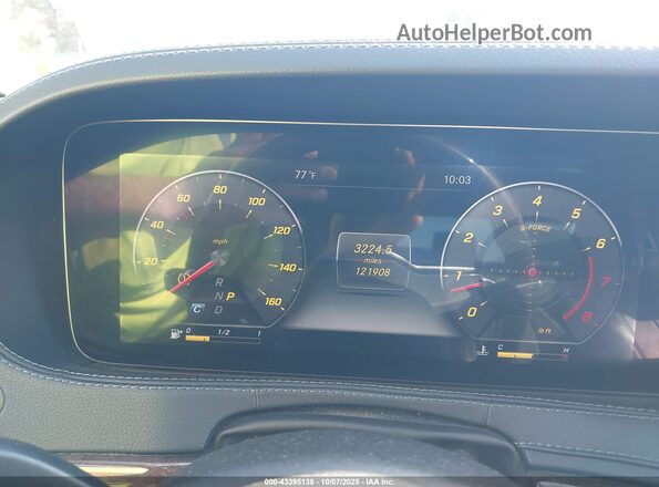 WDDUG8DB2JA394416 2018 MERCEDES-BENZ S-CLASS Black Vista de los asientos traseros