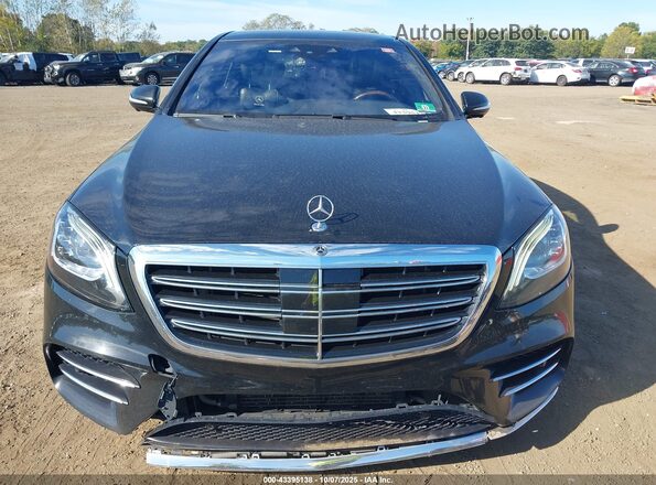 WDDUG8DB2JA394416 2018 MERCEDES-BENZ S-CLASS Black Vista del cuadro de instrumentos
