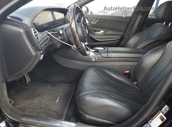 WDDUG8DB2KA480570 2019 MERCEDES-BENZ S Black Widok wnętrza z przodu