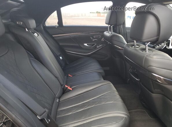 WDDUG8DB2KA480570 2019 MERCEDES-BENZ S Black Widok tylnych siedzeń
